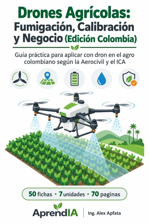Drones Agrícolas: Fumigación, Calibración y Negocio (Edición Colombia)