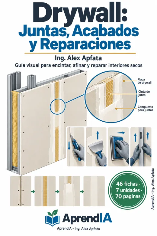 Drywall: Juntas, Acabados y Reparaciones