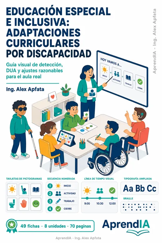 Educación Especial e Inclusiva: Adaptaciones Curriculares por Discapacidad