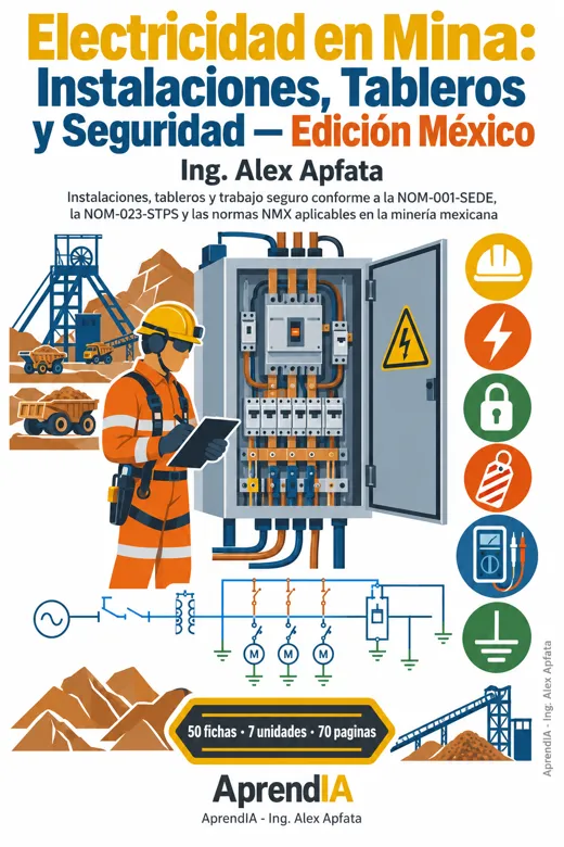 Electricidad en Mina: Instalaciones, Tableros y Seguridad — Edición México