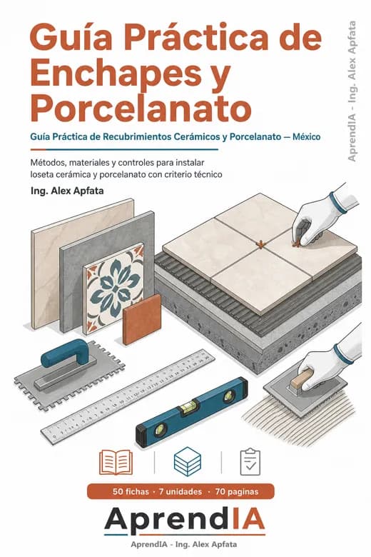 Guía Práctica de Recubrimientos Cerámicos y Porcelanato — México