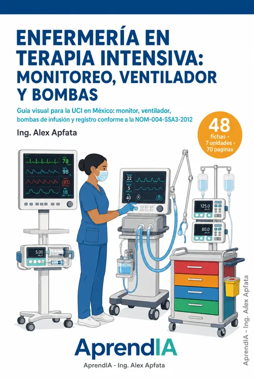Enfermería en Terapia Intensiva: monitoreo, ventilador y bombas