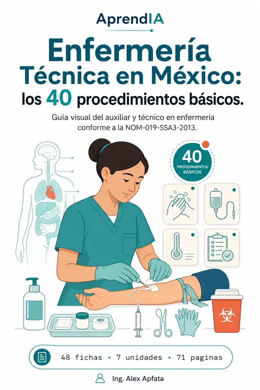 Enfermería Técnica en México: los 40 procedimientos básicos