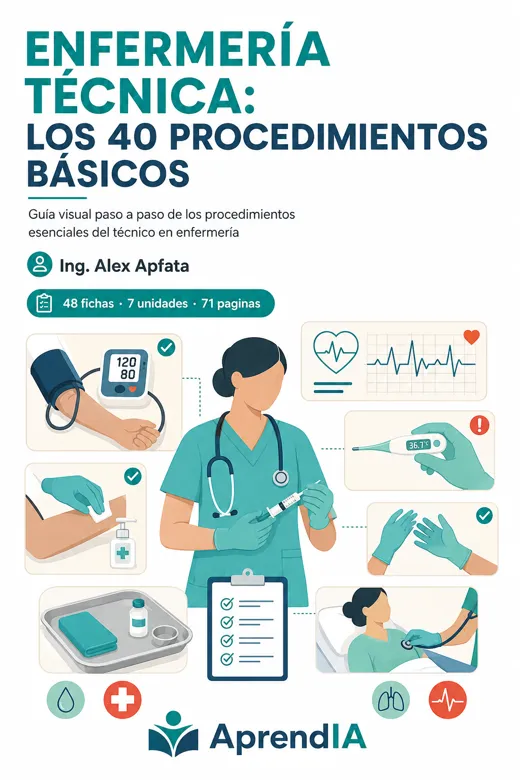 Enfermería Técnica: los 40 procedimientos básicos