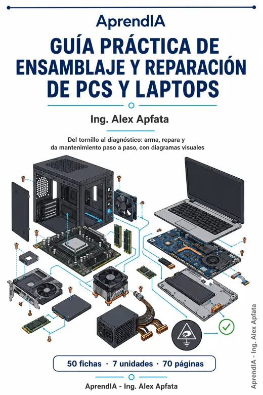 Guía Práctica de Ensamblaje y Reparación de PCs y Laptops