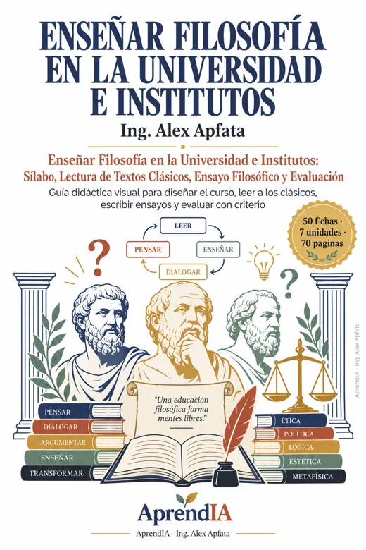 Enseñar Filosofía en la Universidad e Institutos: Sílabo, Lectura de Textos Clásicos, Ensayo Filosófico y Evaluación