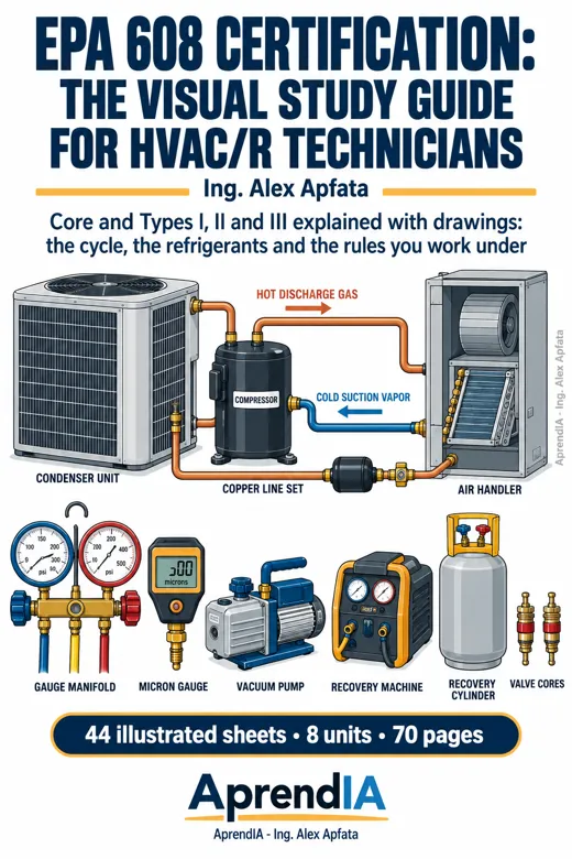 EPA 608 Certification: The Visual Study Guide for HVAC/R Technicians