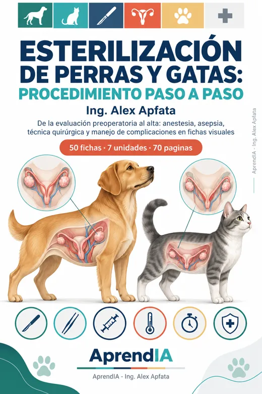 Esterilización de Perras y Gatas: procedimiento paso a paso