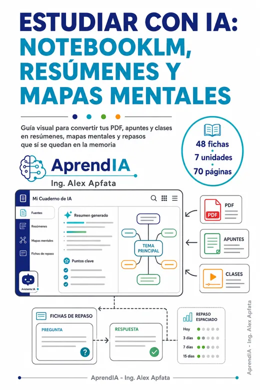 Estudiar con IA: NotebookLM, resúmenes y mapas mentales