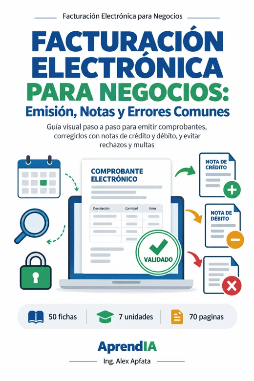 Facturación Electrónica para Negocios: Emisión, Notas y Errores Comunes