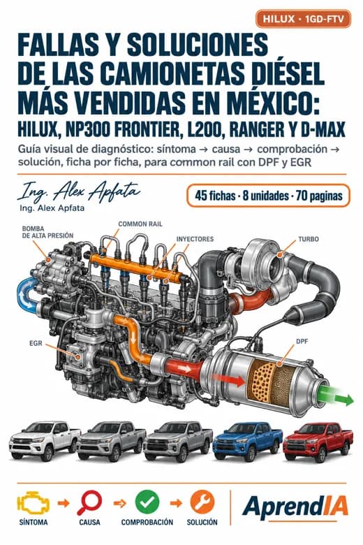 Fallas y Soluciones de las Camionetas Diésel Más Vendidas en México: Hilux, NP300 Frontier, L200, Ranger y D-Max