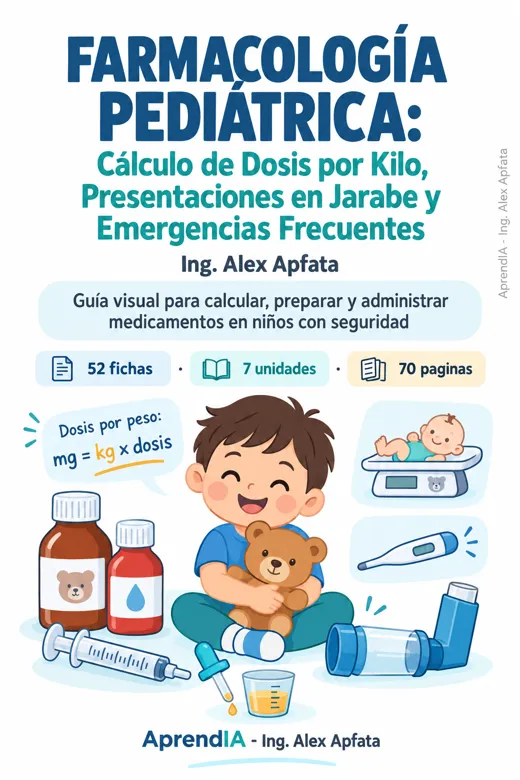 Farmacología Pediátrica: Cálculo de Dosis por Kilo, Presentaciones en Jarabe y Emergencias Frecuentes