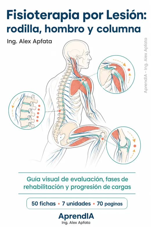 Fisioterapia por Lesión: rodilla, hombro y columna