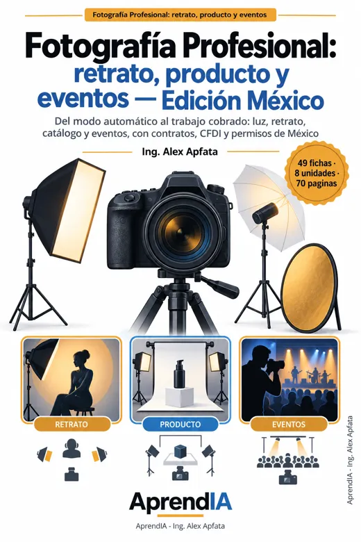 Fotografía Profesional: retrato, producto y eventos — Edición México