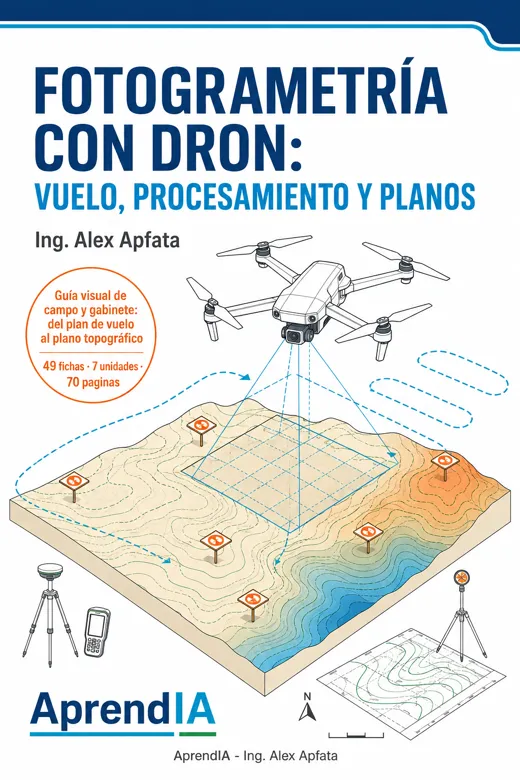 Fotogrametría con Dron: vuelo, procesamiento y planos