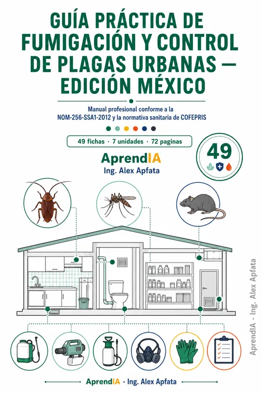 Guía Práctica de Fumigación y Control de Plagas Urbanas — Edición México