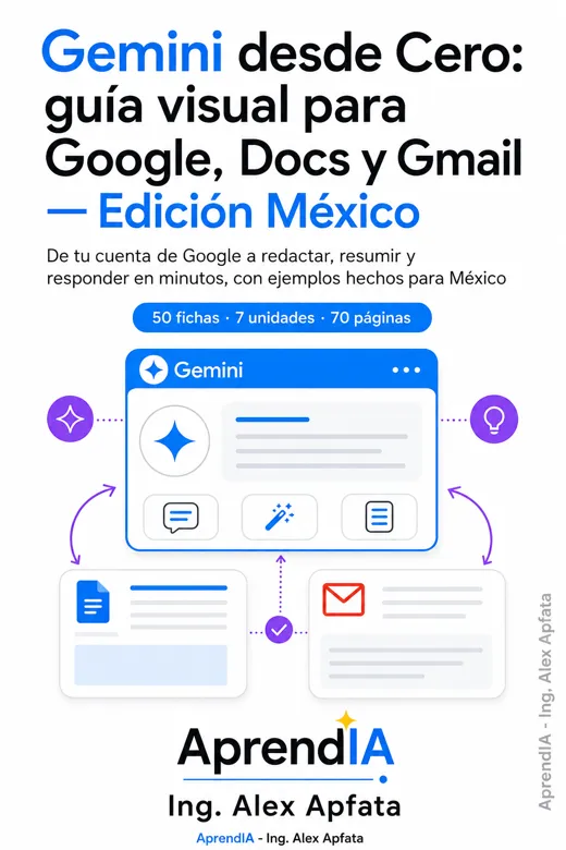 Gemini desde Cero: guía visual para Google, Docs y Gmail — Edición México