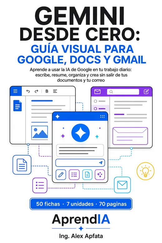Gemini desde Cero: guía visual para Google, Docs y Gmail