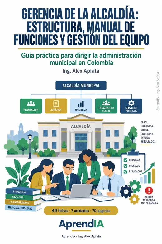 Gerencia de la Alcaldía: Estructura, Manual de Funciones y Gestión del Equipo