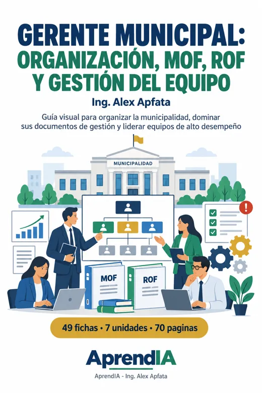 Gerente Municipal: Organización, MOF, ROF y Gestión del Equipo