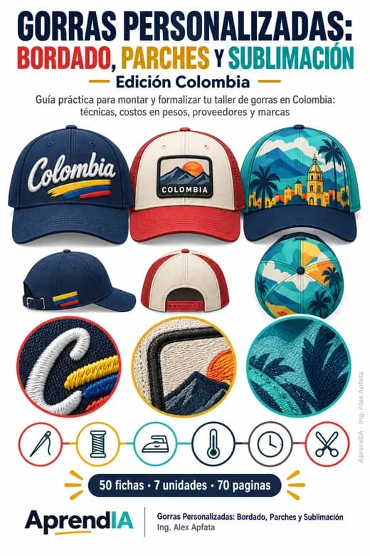 Gorras Personalizadas: Bordado, Parches y Sublimación — Edición Colombia