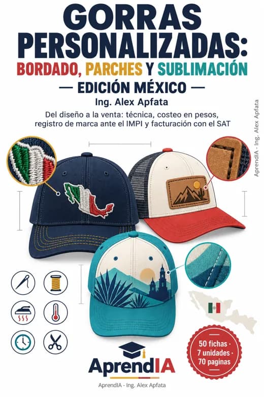 Gorras Personalizadas: Bordado, Parches y Sublimación — Edición México