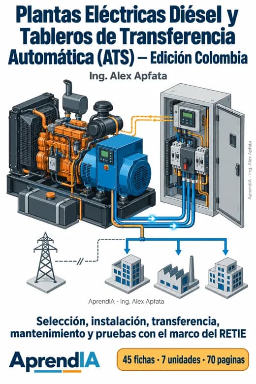 Plantas Eléctricas Diésel y Tableros de Transferencia Automática (ATS) — Edición Colombia