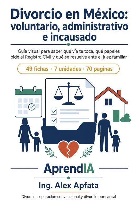 Divorcio en México: voluntario, administrativo e incausado