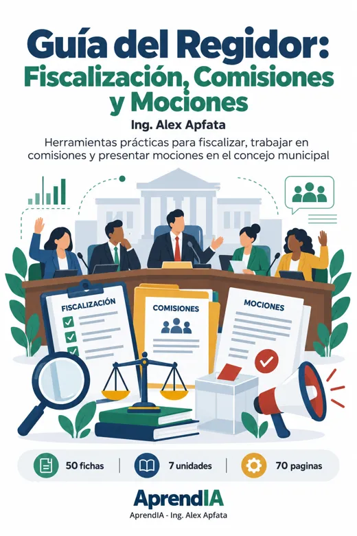 Guía del Regidor: Fiscalización, Comisiones y Mociones