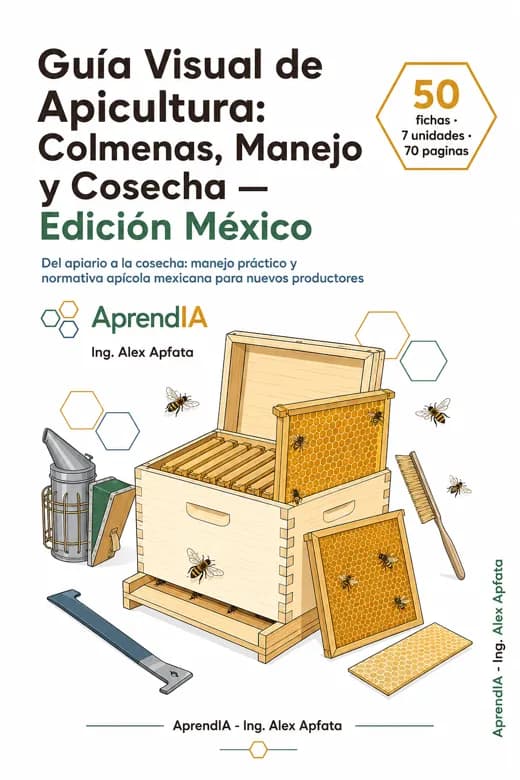 Guía Visual de Apicultura: Colmenas, Manejo y Cosecha — Edición México