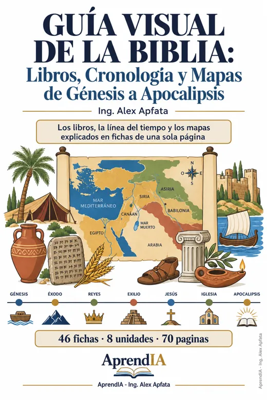 Guía Visual de la Biblia: Libros, Cronología y Mapas de Génesis a Apocalipsis