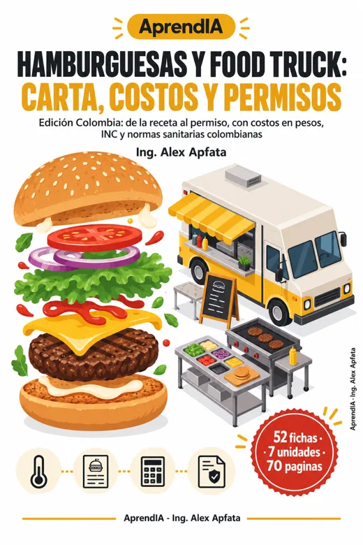 Hamburguesas y Food Truck: Carta, Costos y Permisos