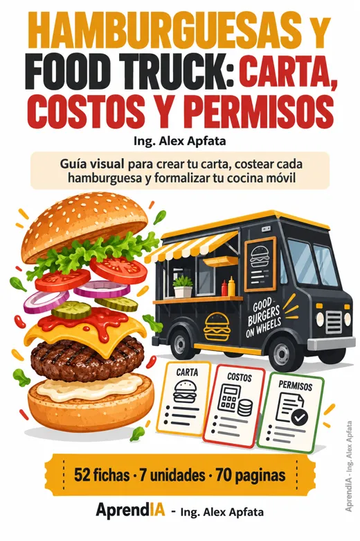 Hamburguesas y Food Truck: Carta, Costos y Permisos