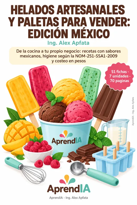Helados Artesanales y Paletas para Vender: Edición México