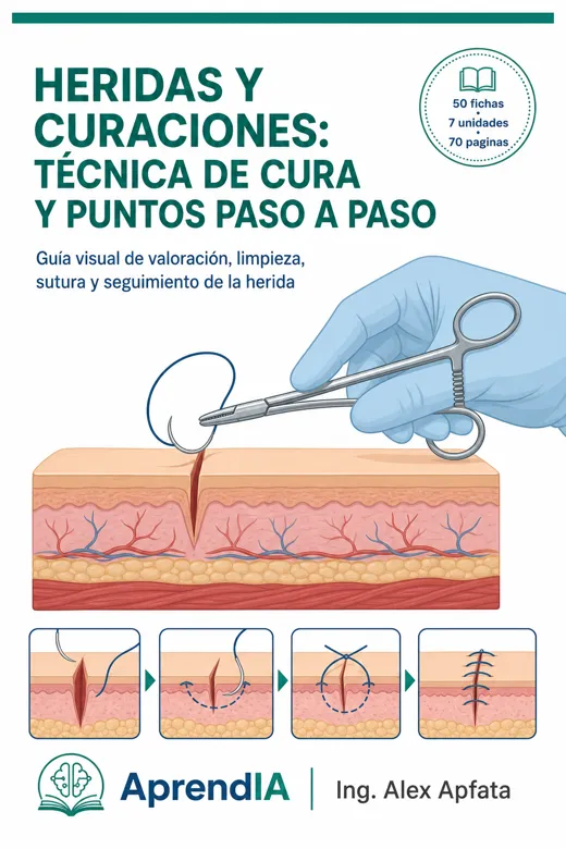 Heridas y Curaciones: técnica de cura y puntos paso a paso