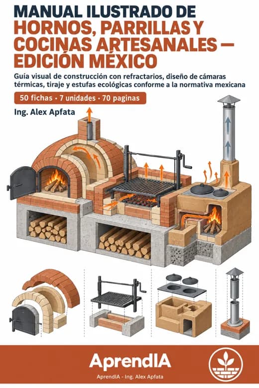 Manual Ilustrado de Hornos, Parrillas y Cocinas Artesanales — Edición México