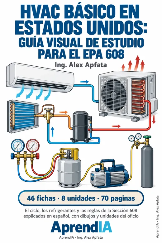 HVAC Básico en Estados Unidos: Guía Visual de Estudio para el EPA 608