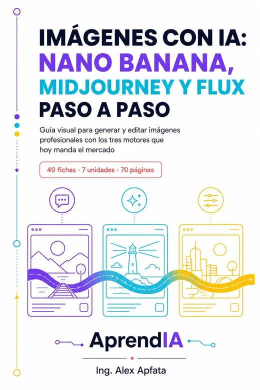 Imágenes con IA: Nano Banana, Midjourney y Flux paso a paso
