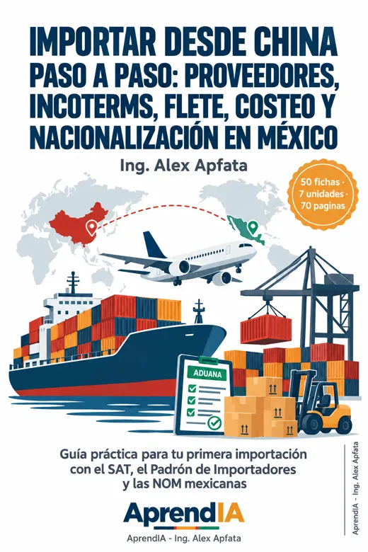 Importar desde China Paso a Paso: Proveedores, Incoterms, Flete, Costeo y Nacionalización en México