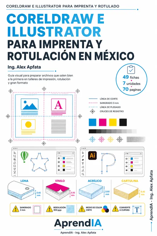 CorelDRAW e Illustrator para Imprenta y Rotulación en México