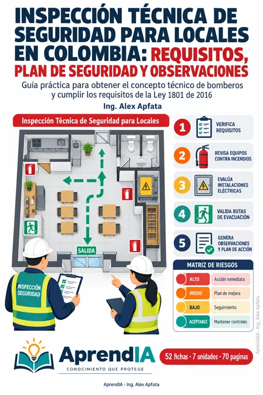 Inspección Técnica de Seguridad para Locales en Colombia: Requisitos, Plan de Seguridad y Observaciones