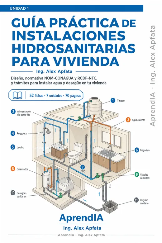 Guía Práctica de Instalaciones Hidrosanitarias para Vivienda — Edición México