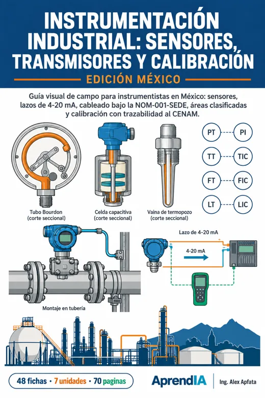 Instrumentación Industrial: sensores, transmisores y calibración — Edición México