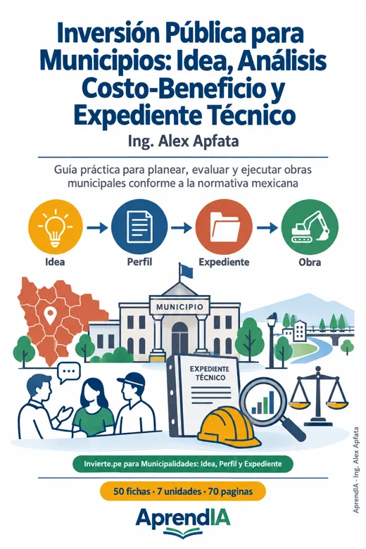 Inversión Pública para Municipios: Idea, Análisis Costo-Beneficio y Expediente Técnico