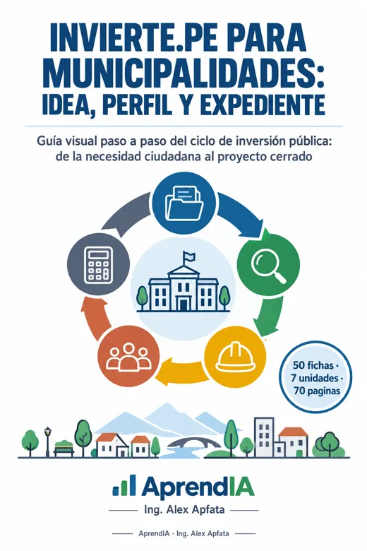Invierte.pe para Municipalidades: Idea, Perfil y Expediente