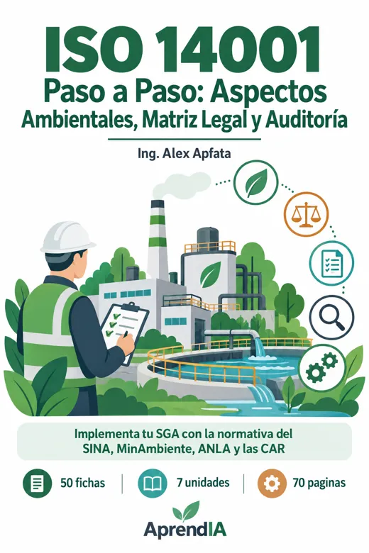 ISO 14001 Paso a Paso: Aspectos Ambientales, Matriz Legal y Auditoría (Edición Colombia)