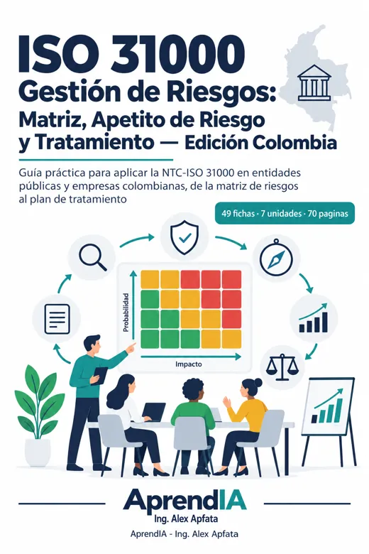 ISO 31000 Gestión de Riesgos: Matriz, Apetito de Riesgo y Tratamiento — Edición Colombia