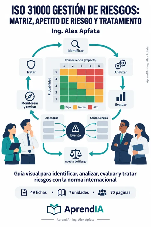 ISO 31000 Gestión de Riesgos: Matriz, Apetito de Riesgo y Tratamiento