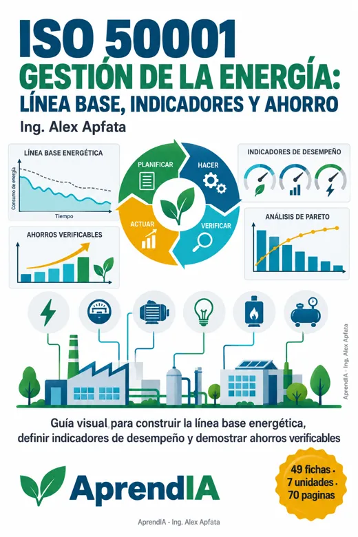 ISO 50001 Gestión de la Energía: Línea Base, Indicadores y Ahorro