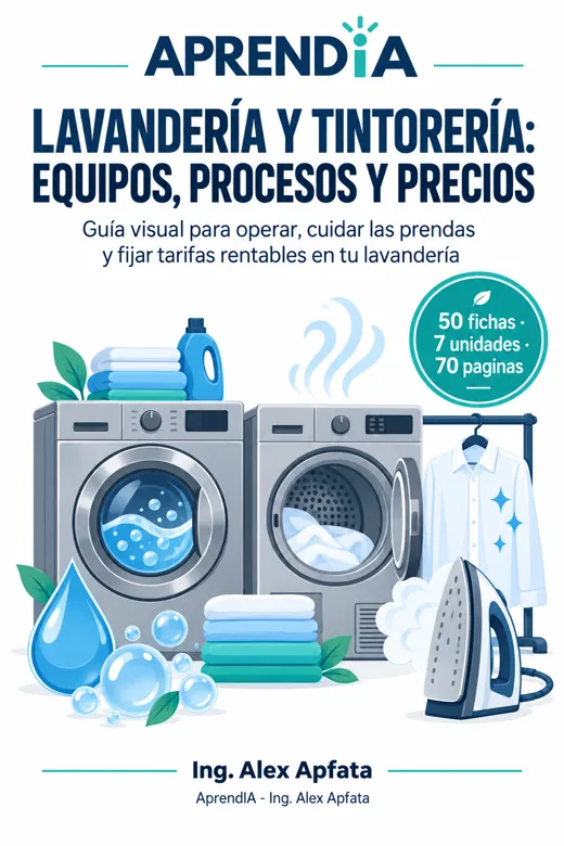 Lavandería y Tintorería: Equipos, Procesos y Precios